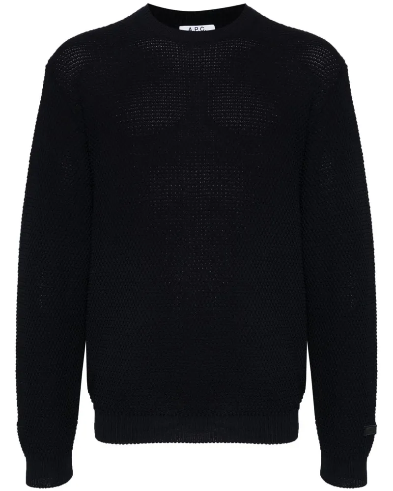 A.P.C. JJJJound Pullover - Blau Blau