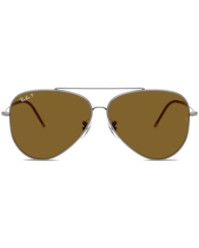 Ray Ban Reverse Pilotenbrille - Grau Grau