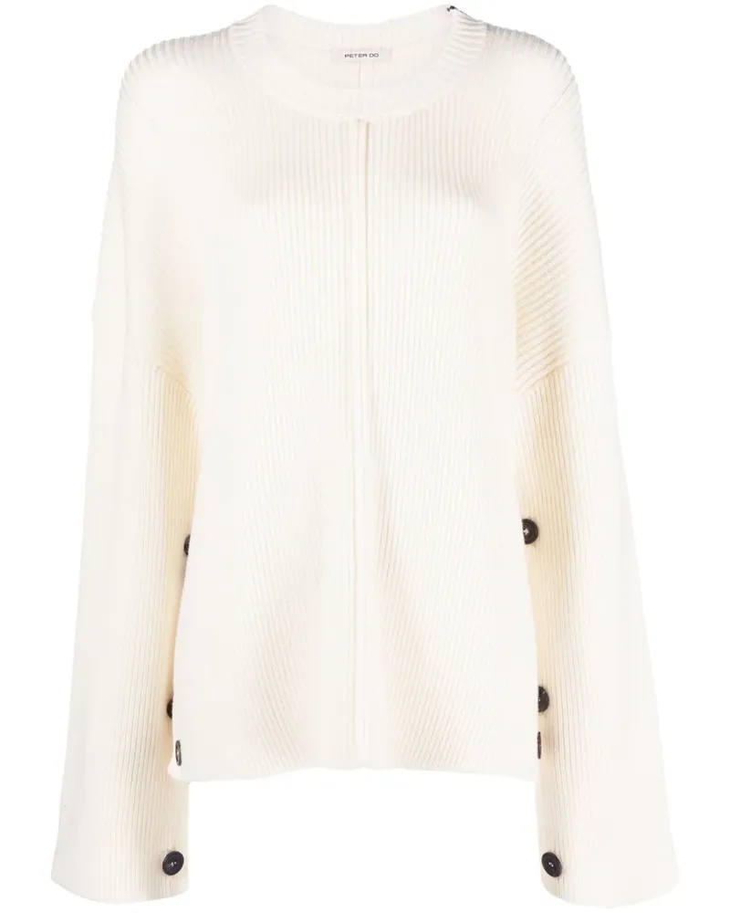 Peter Do Gerippter Pullover - Nude Nude