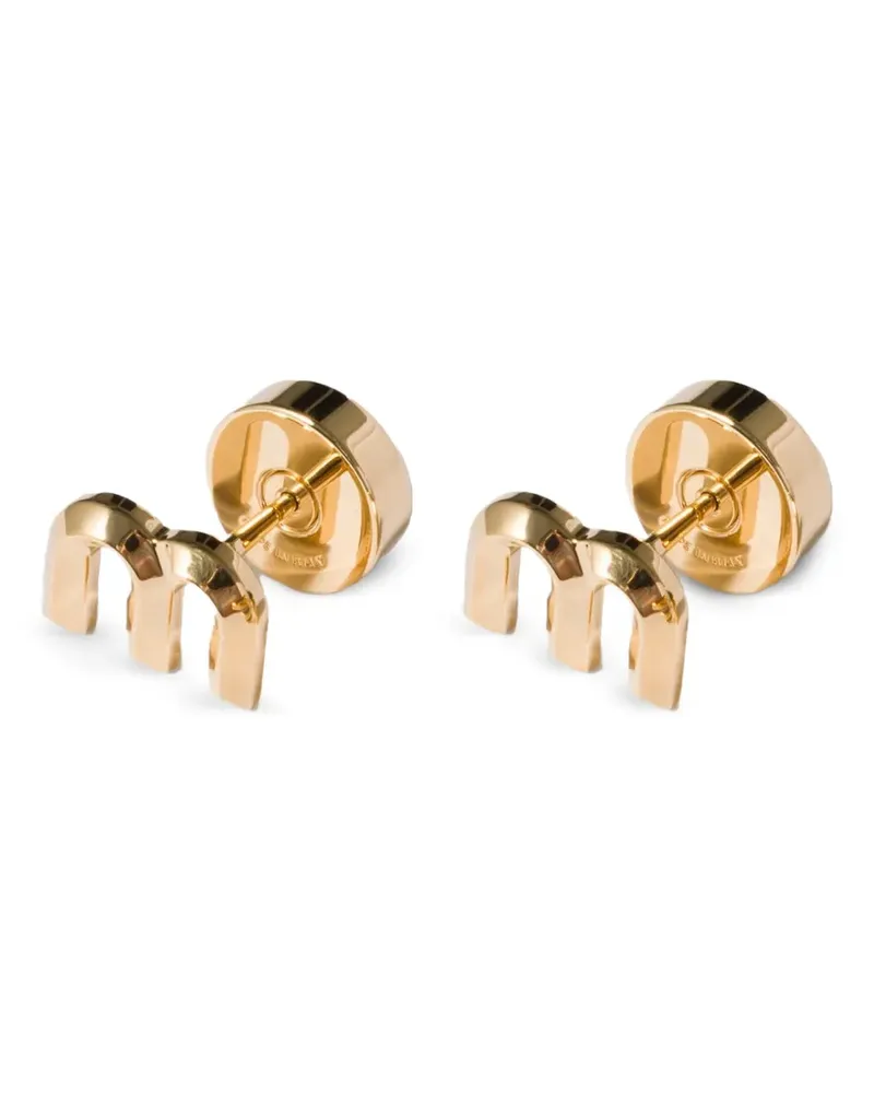 Miu Miu Metal earrings - Gold Gold