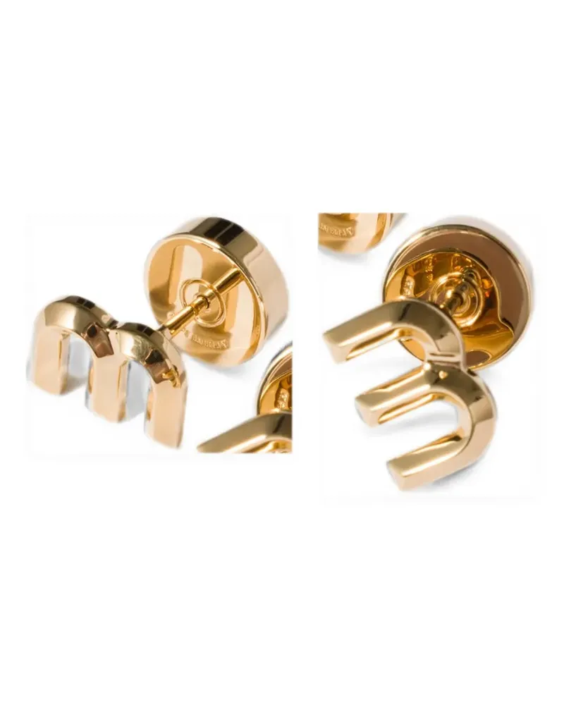 Miu Miu Metal earrings - Gold Gold
