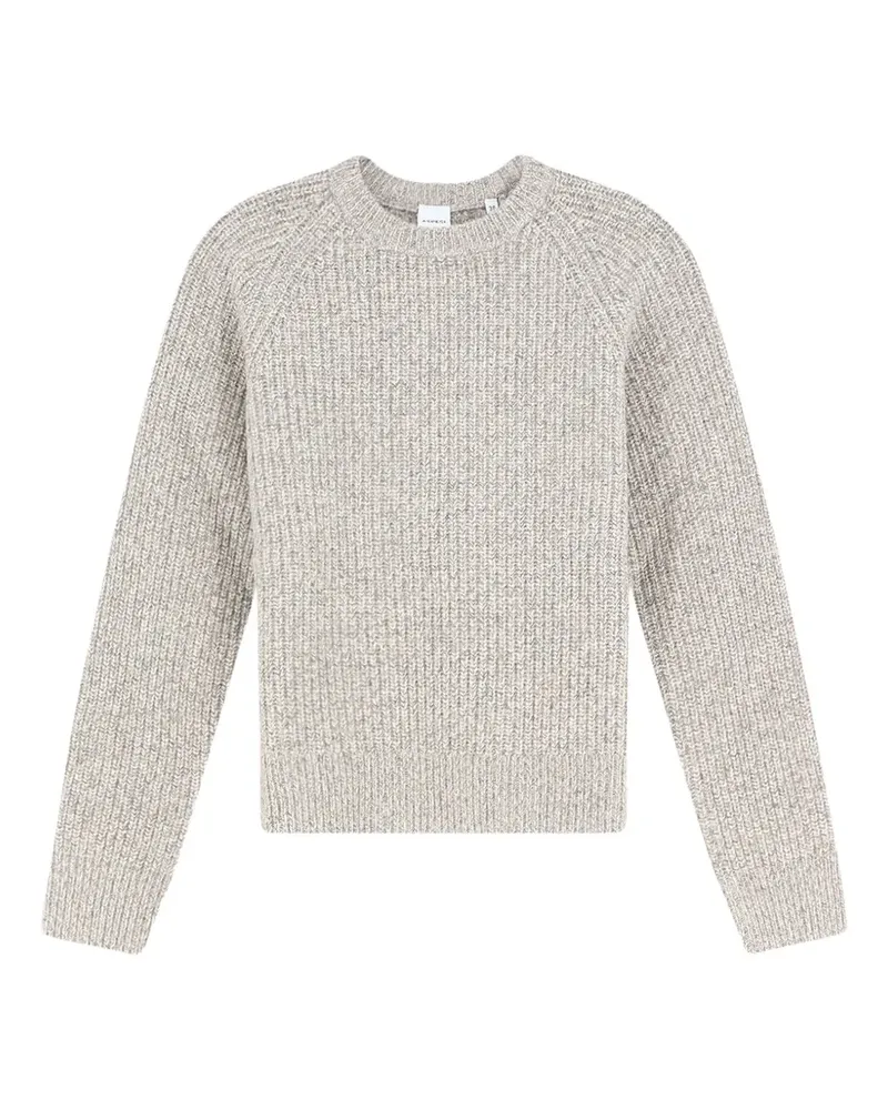 ASPESI ribbed raglan-sleeve sweater - Grau Grau