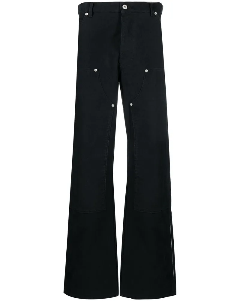 Heron Preston Halbhohe Jeans Schwarz