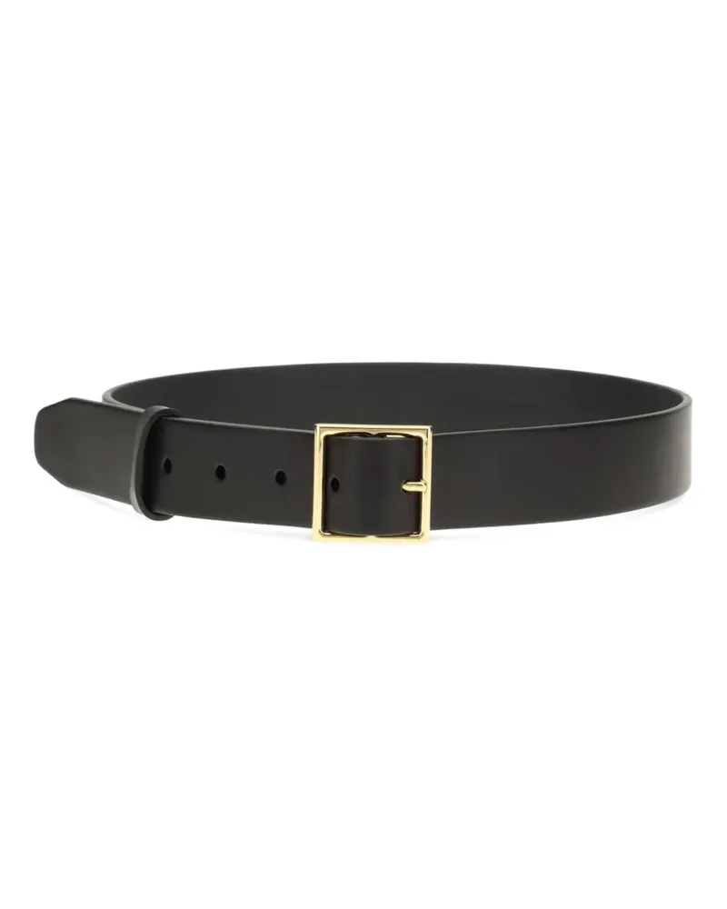 Gabriela Hearst Adler square-buckle leather belt - Schwarz Schwarz