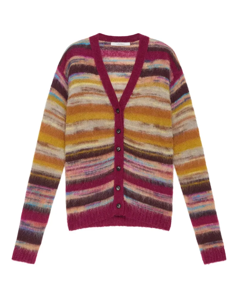 Maliparmi Gestreifter Cardigan - Rot Rot