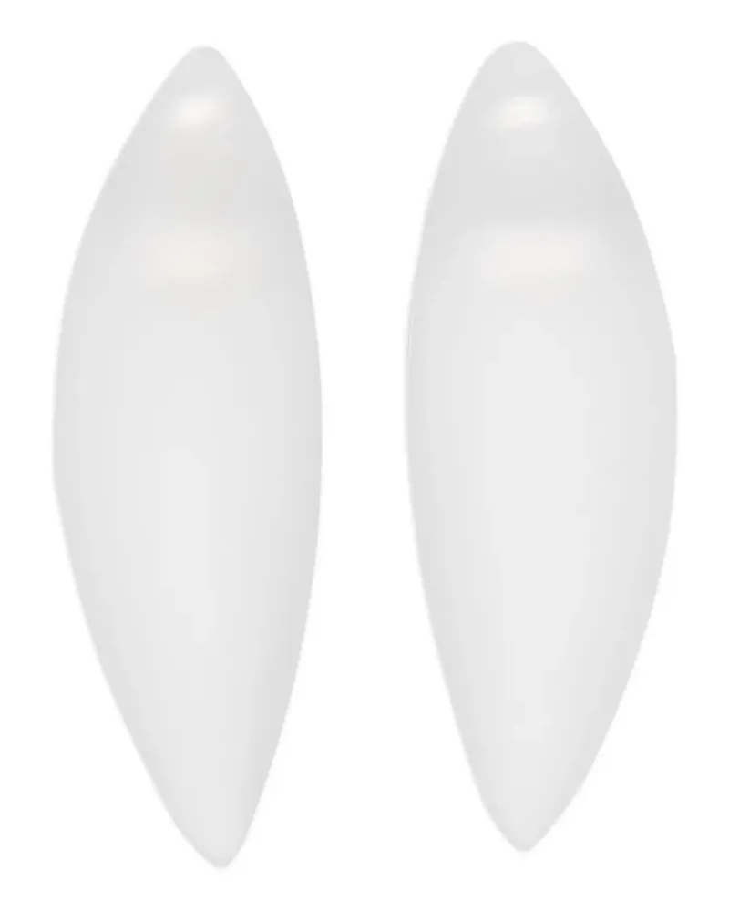 Monies Nimara Hängeohrringe - Weiß Weiß