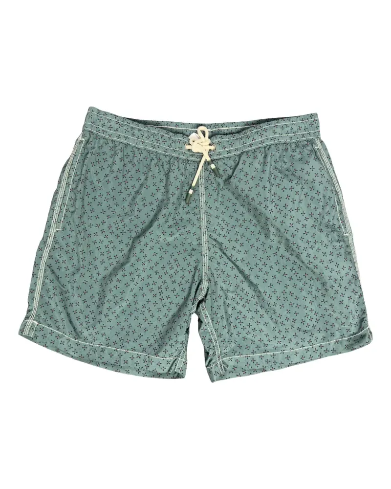 Hartford Badeshorts mit geometrischem Print - Blau Blau