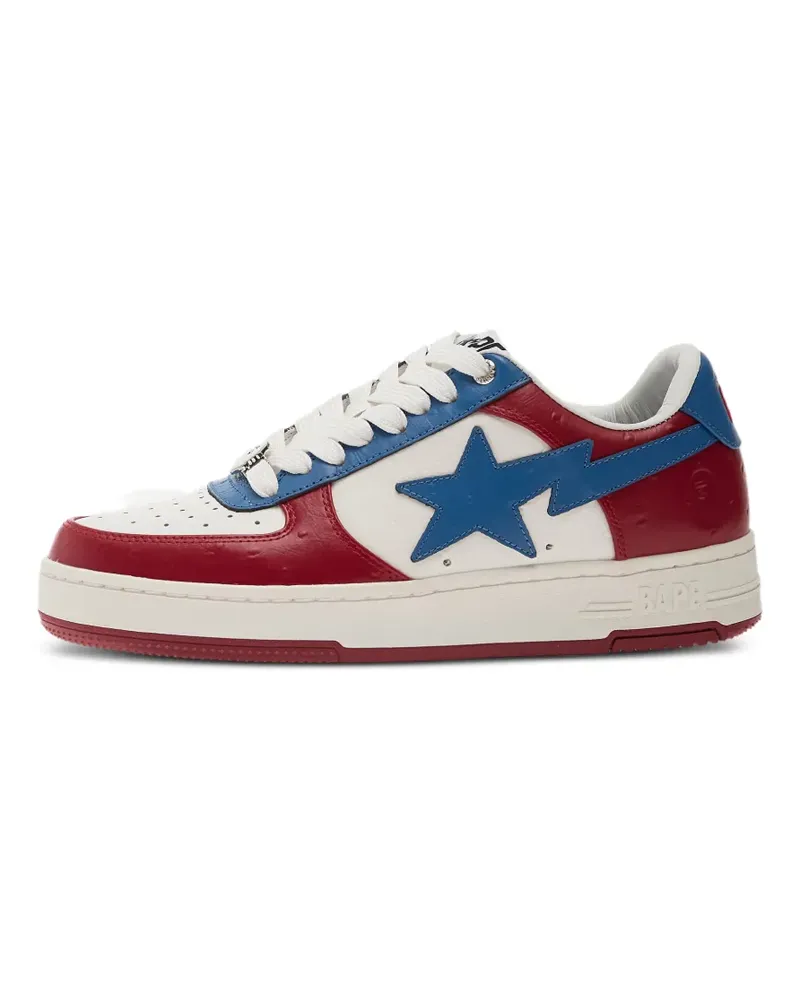BAPE star panelled sneakers - Weiß Weiß