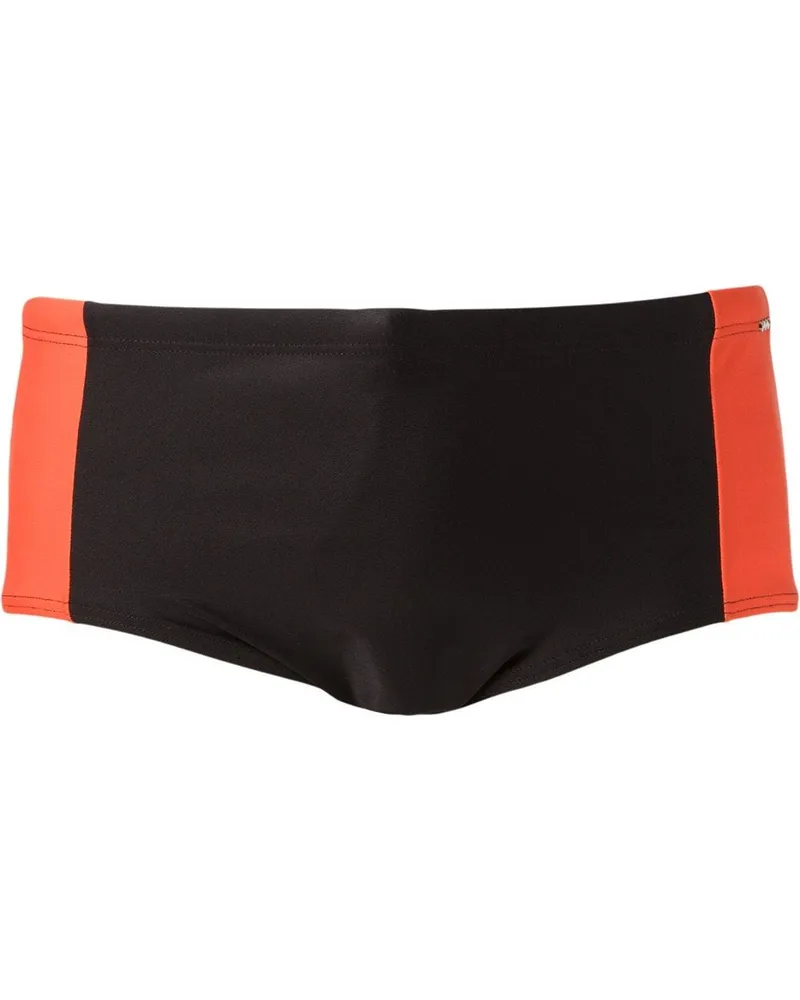 Amir Slama Klassische Badehose - Schwarz Schwarz
