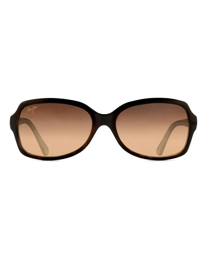 Maui Jim Cloud Break rectangle-frame sunglasses - Braun Braun