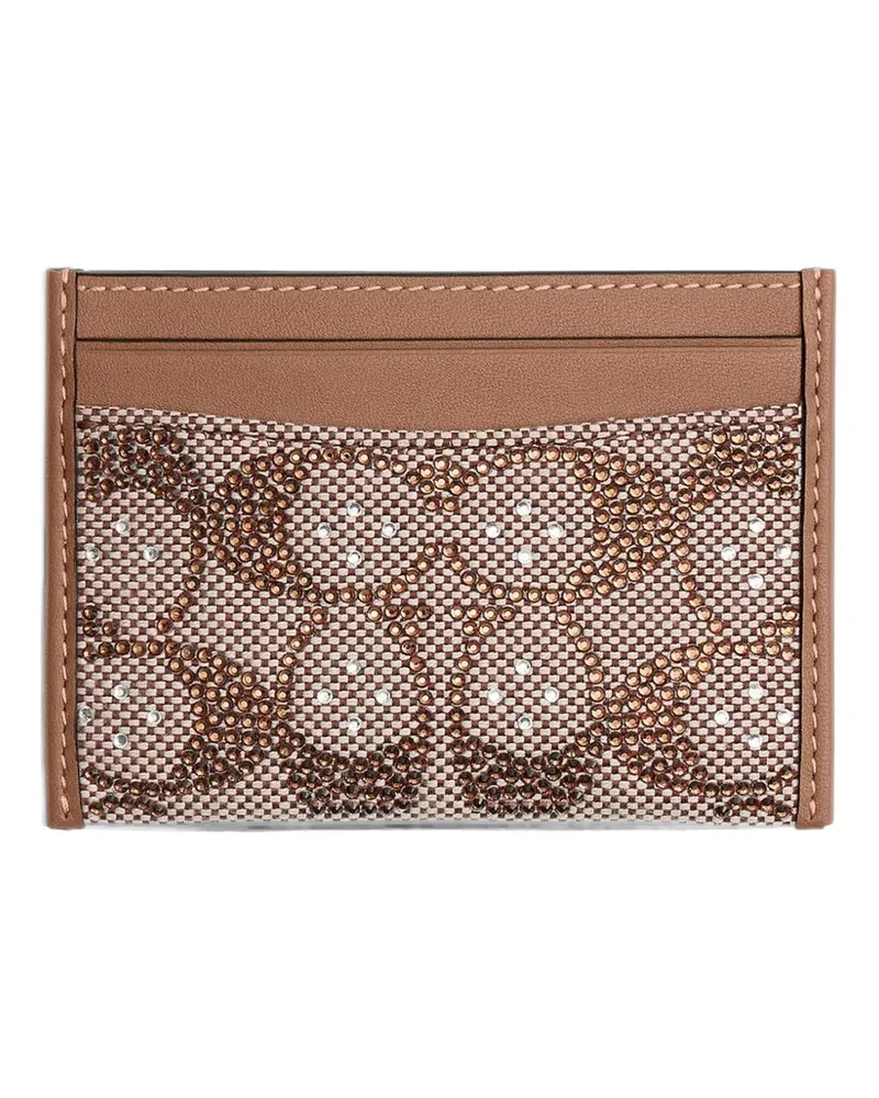 Coach Essential crystal jacquard cardholder - Nude Nude