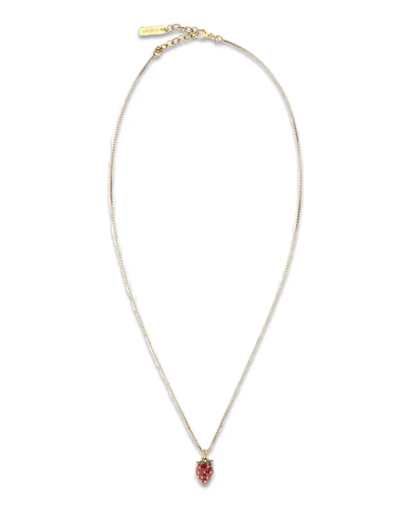 Saint Laurent Strawberry pendant necklace - Gold Gold