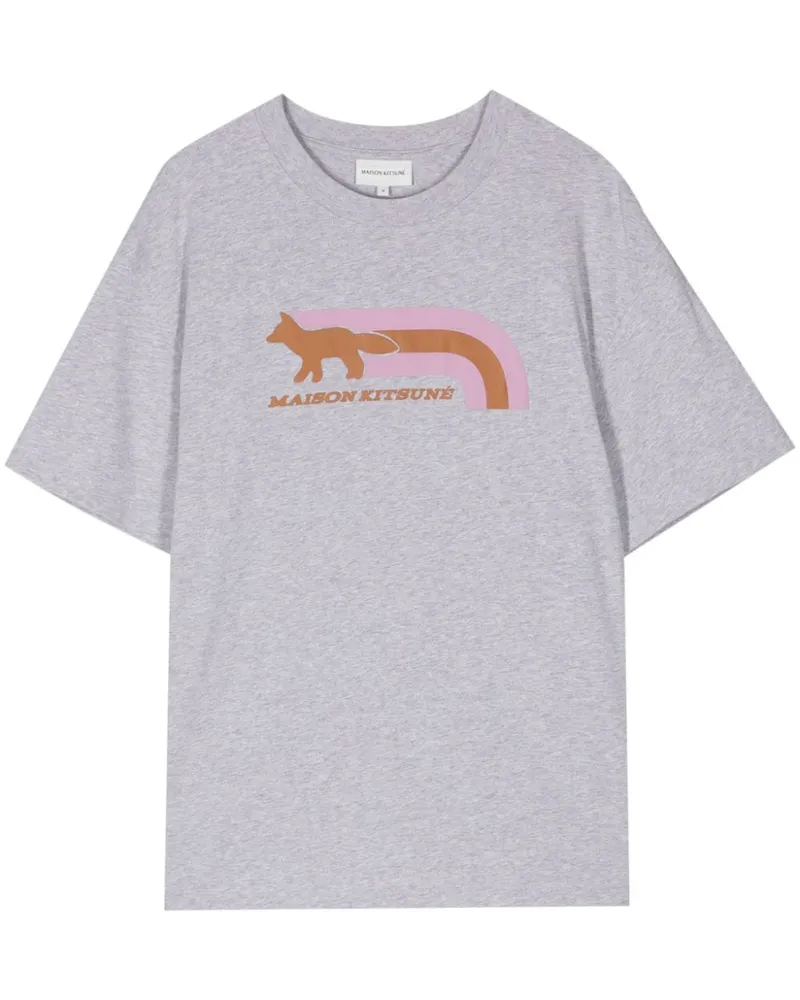 Kitsuné Flash Fox T-Shirt Grau
