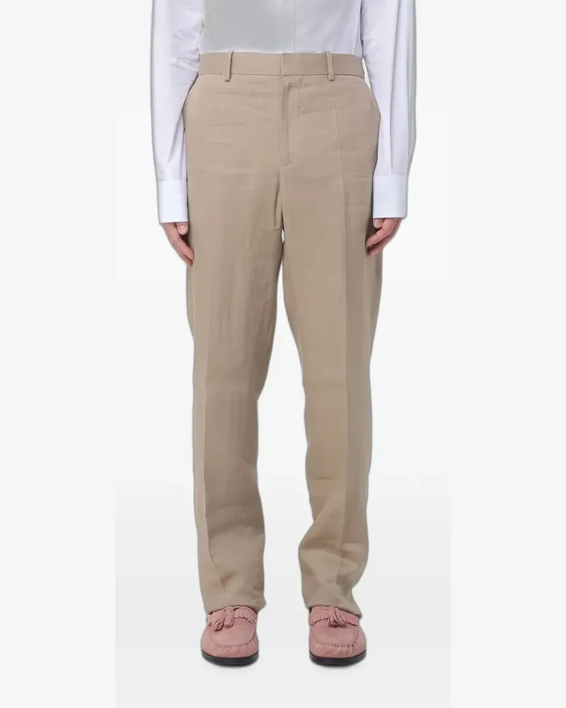 AGNONA tailored-cut trousers - Nude Nude