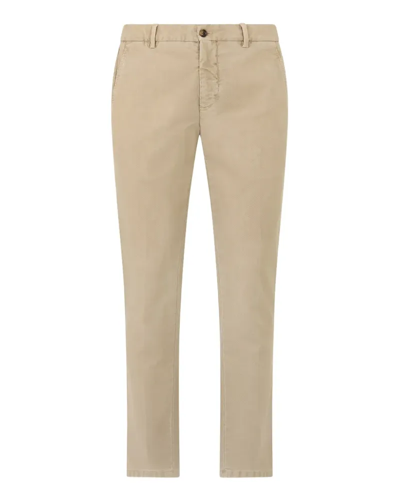 MOORER Carducci straight-leg chino trousers - Nude Nude
