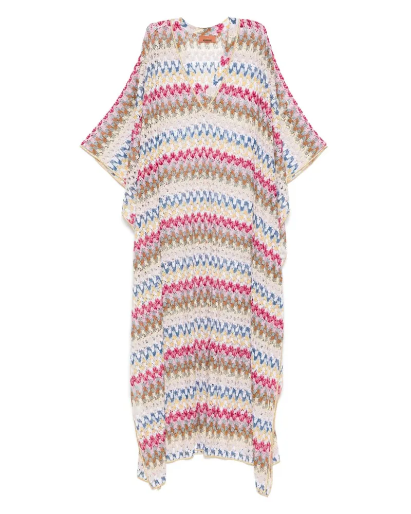 Missoni Gehäkelter Lamé-Strandkaftan - Rosa Rosa