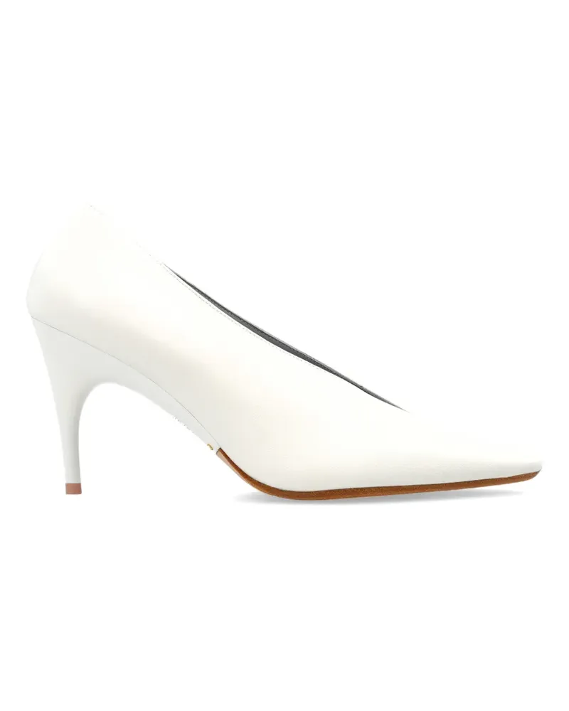 Balenciaga Duchesse Pumps mit spitzer Kappe - Nude Nude
