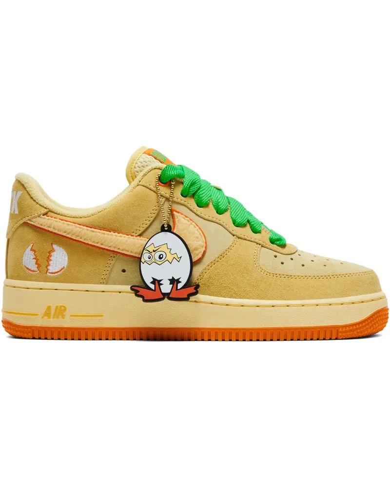 Nike x GOAT Division St. Air Force 1 Low Ducks of a Feather “Egg or Duck” sneakers - Gelb Gelb