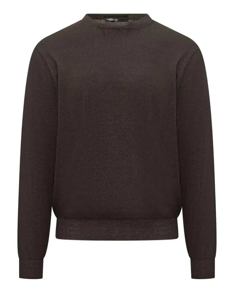 Filippo de Laurentiis Pullover mit Rundhalsausschnitt - Braun Braun