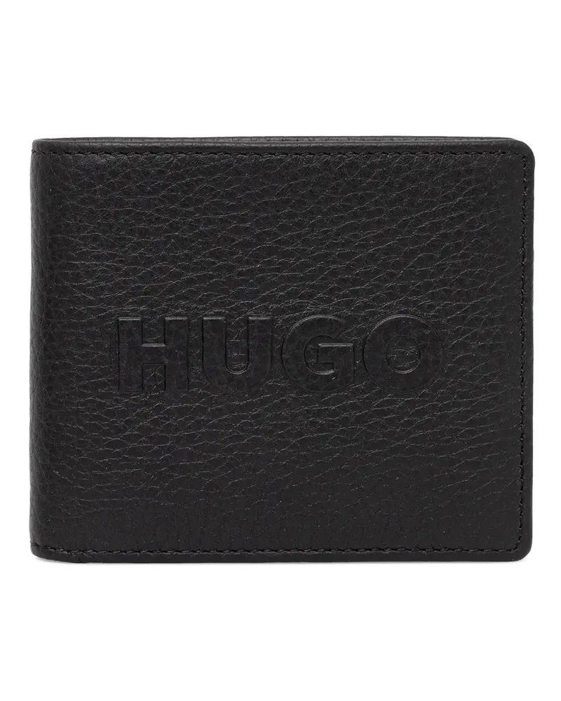 HUGO BOSS logo-embossed wallet - Schwarz Schwarz