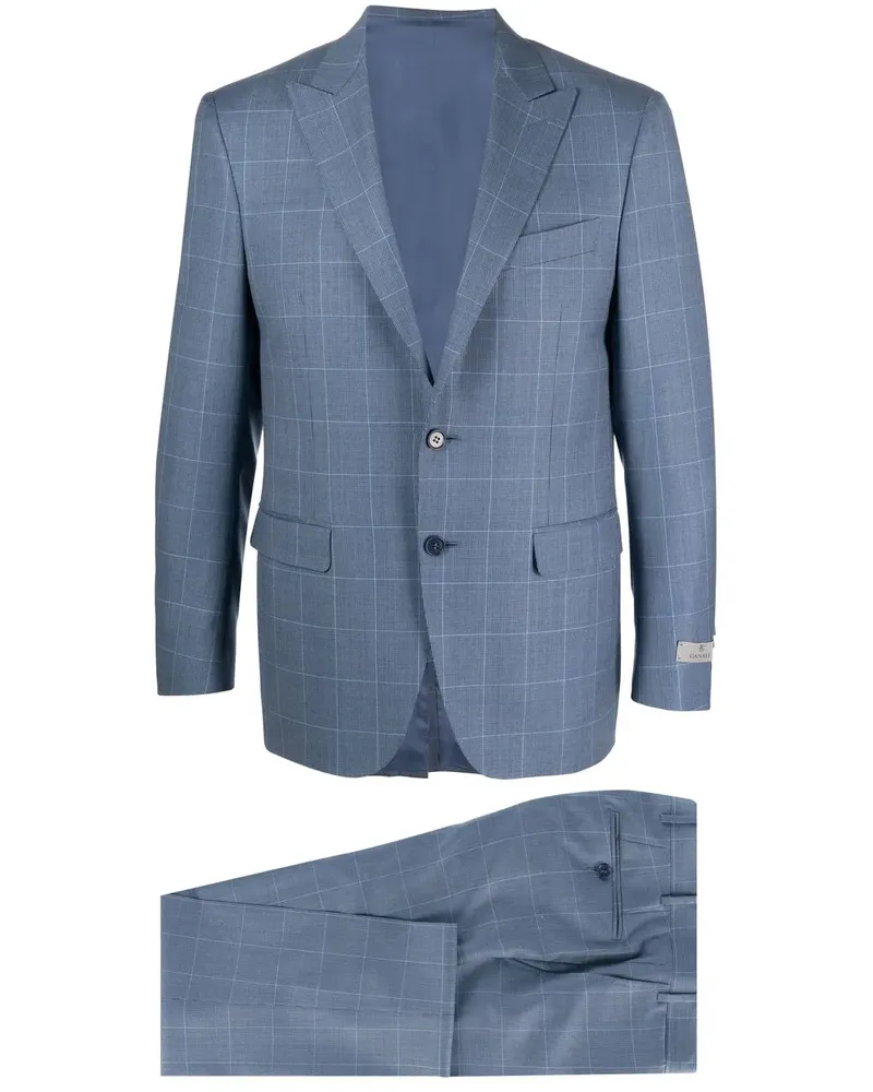 Canali Dreiteiliger Anzug - Blau Blau