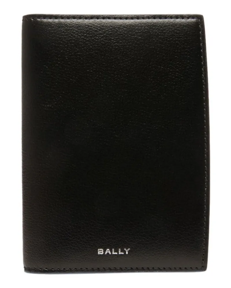 Bally Pass-Etui mit Logo-Stempel - Schwarz Schwarz