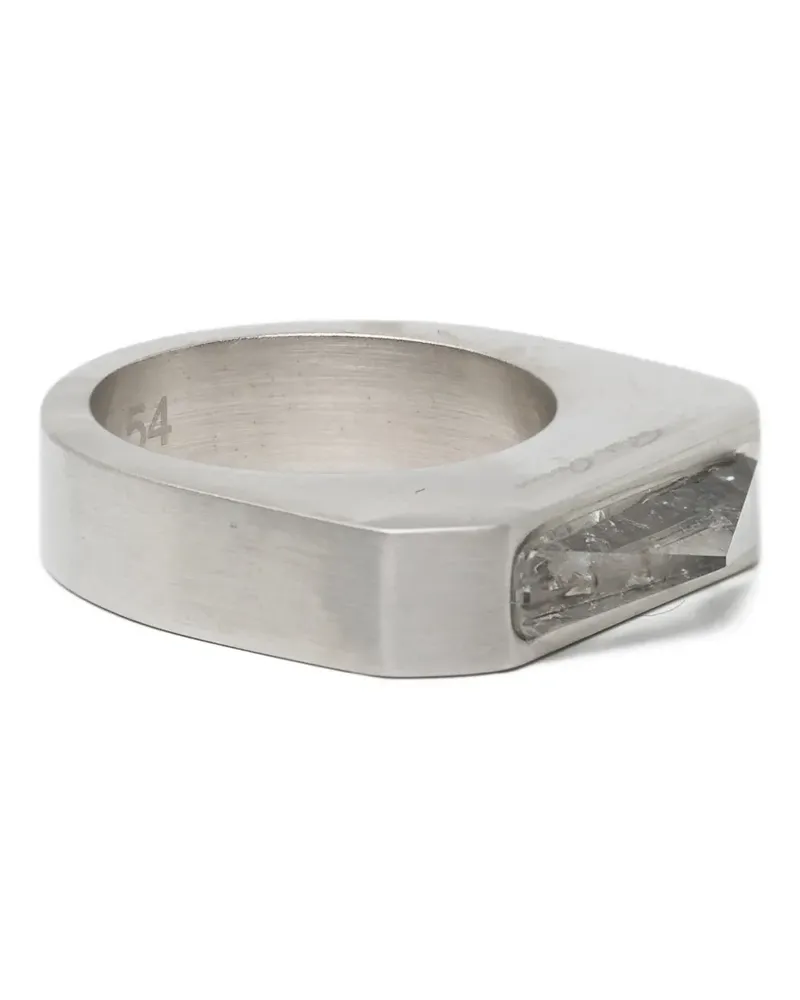 Rick Owens Hollywood Pyramid ring - Silber Silber