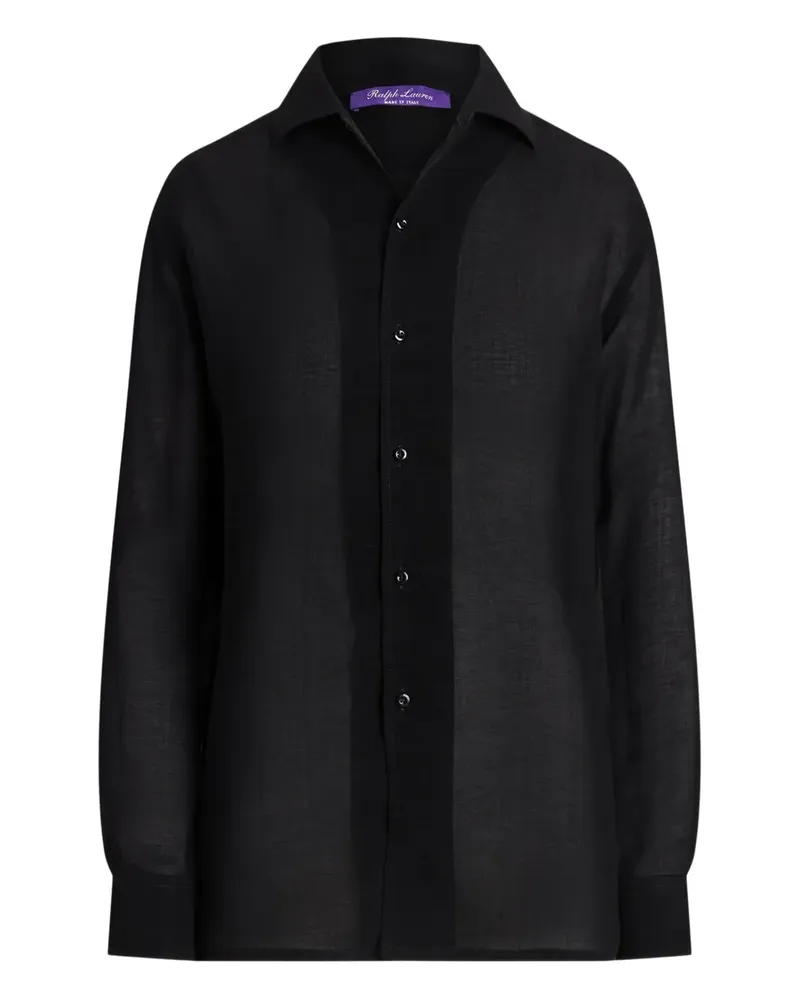 Ralph Lauren buttoned-up long-sleeve shirt - Schwarz Schwarz
