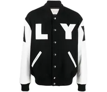 Collegejacke mit Logo-Print - Schwarz
