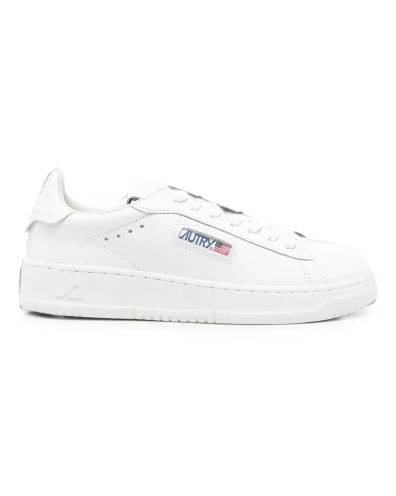 AUTRY Dallas logo-patch leather sneakers - Weiß Weiß