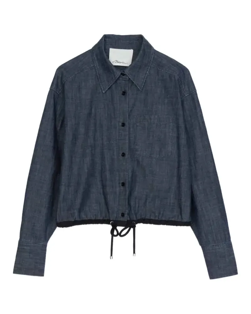 3.1 phillip lim Hemd mit Kordelzug - Blau Blau