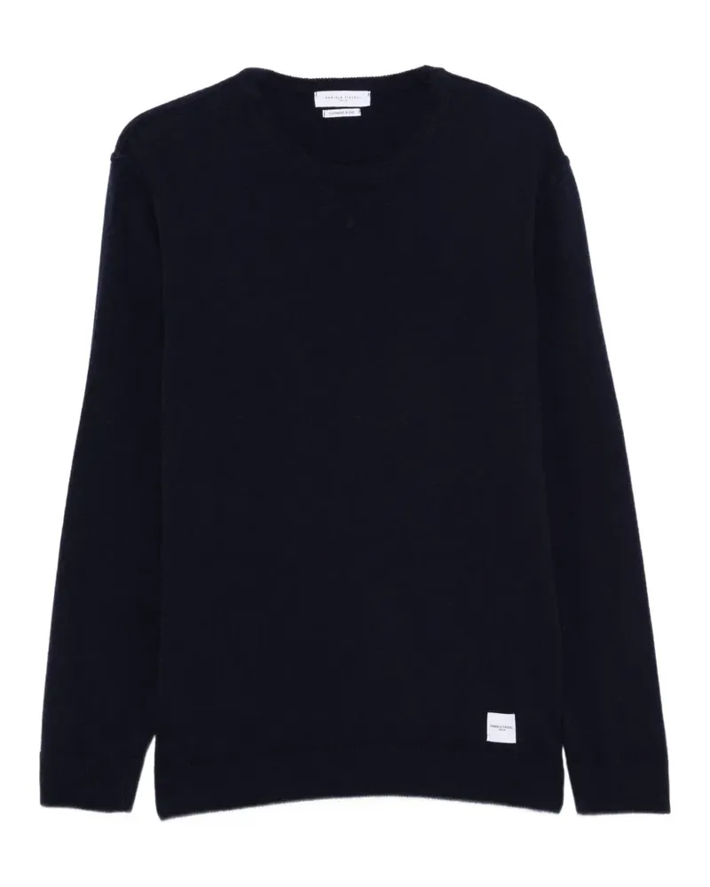 Daniele Fiesoli Pullover mit Logo-Patch - Blau Blau