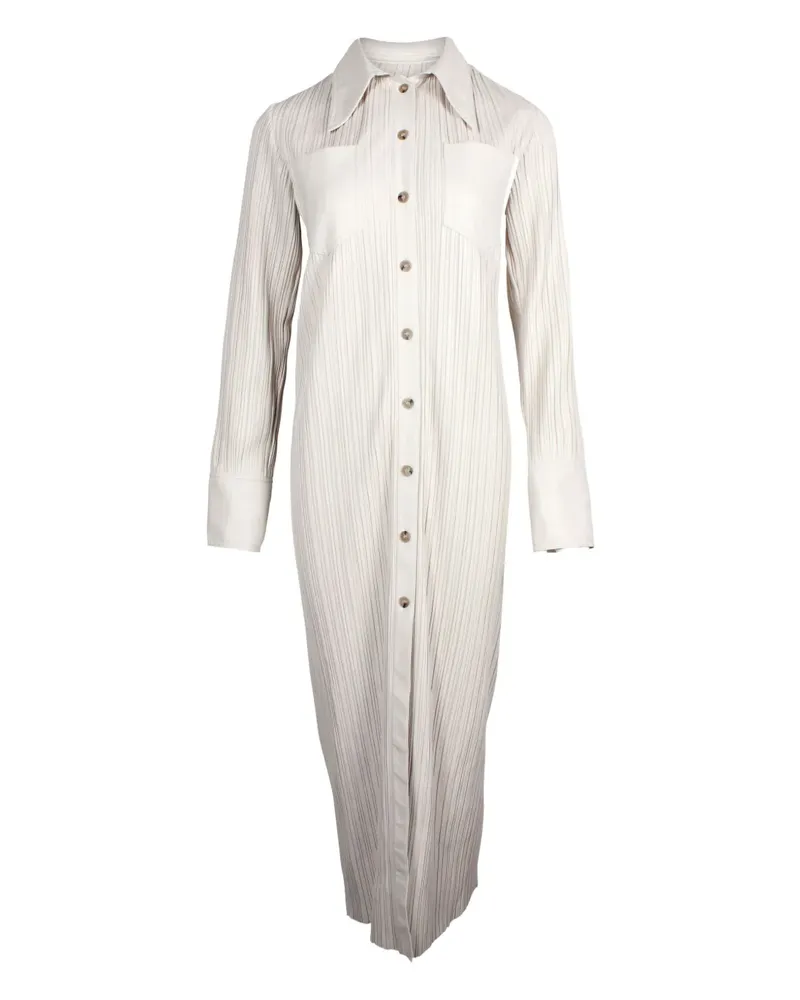 Nanushka long sleeve maxi dress - Weiß Weiß