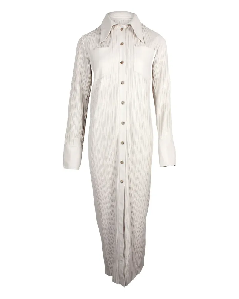 Nanushka long sleeve maxi dress - Weiß Weiß