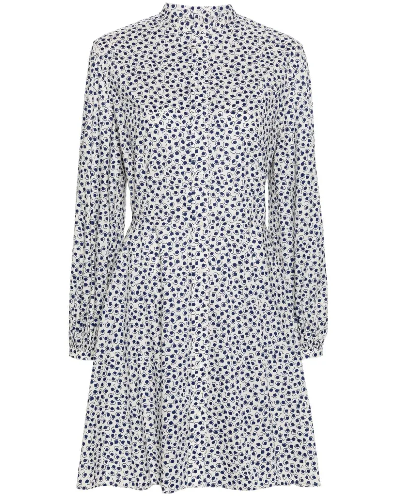 Ralph Lauren Minikleid mit Blumen-Print - Blau Blau