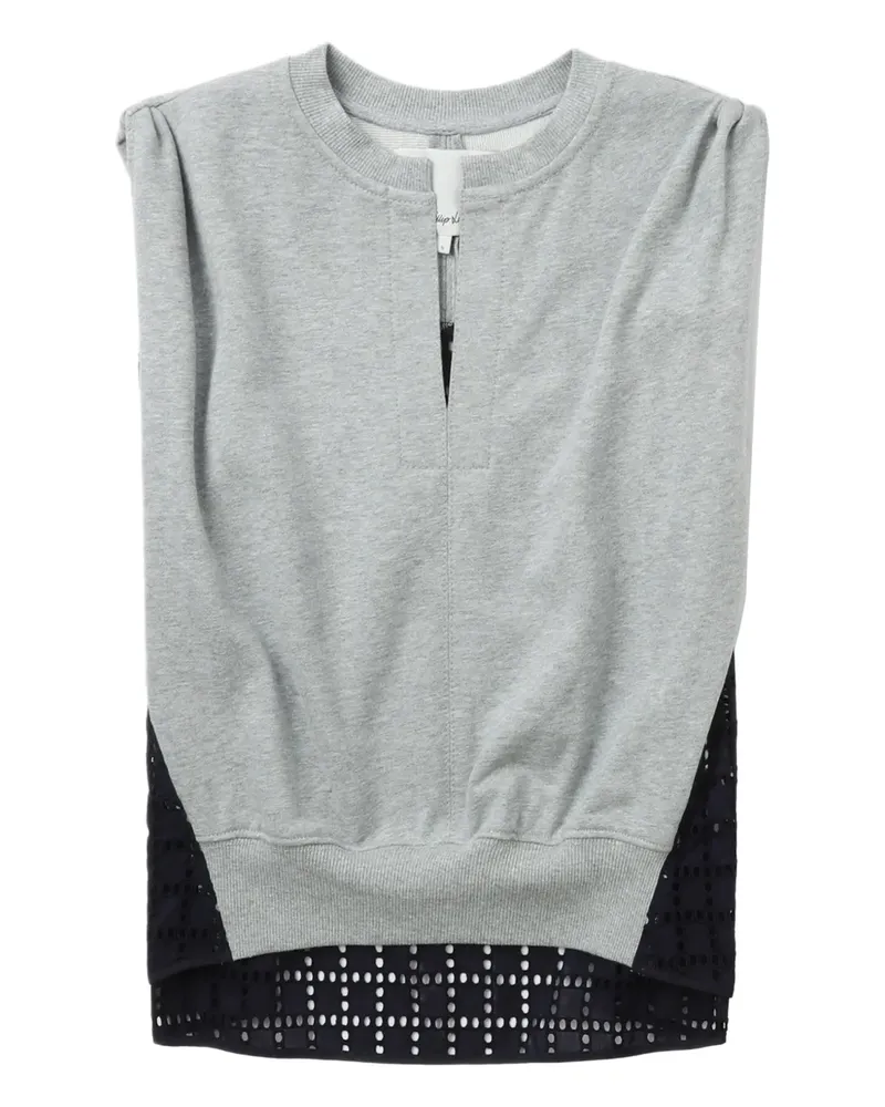 3.1 phillip lim Oberteil aus Baumwolle - Grau Grau