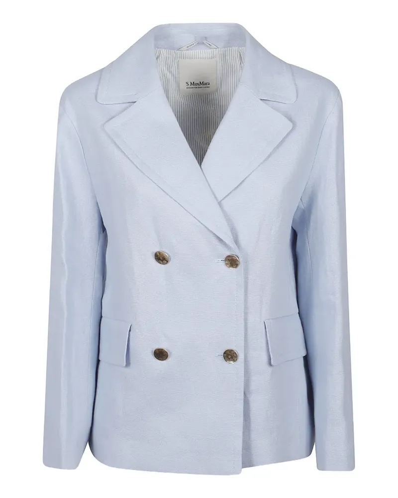 Max Mara double-breasted blazer - Blau Blau