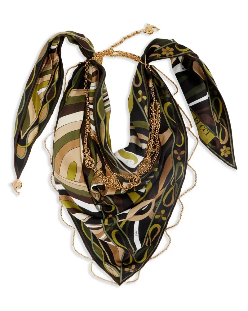 Emilio Pucci Foulard Halskette - Gold Gold