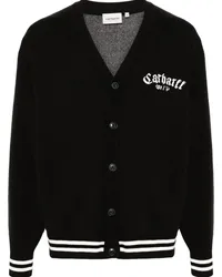 Carhartt WIP Geknöpfter Onyx Cardigan Schwarz