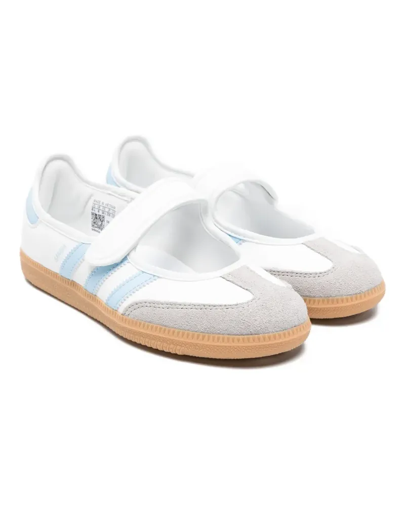 adidas Samba Jane J Strap Sneakers - Weiß Weiß