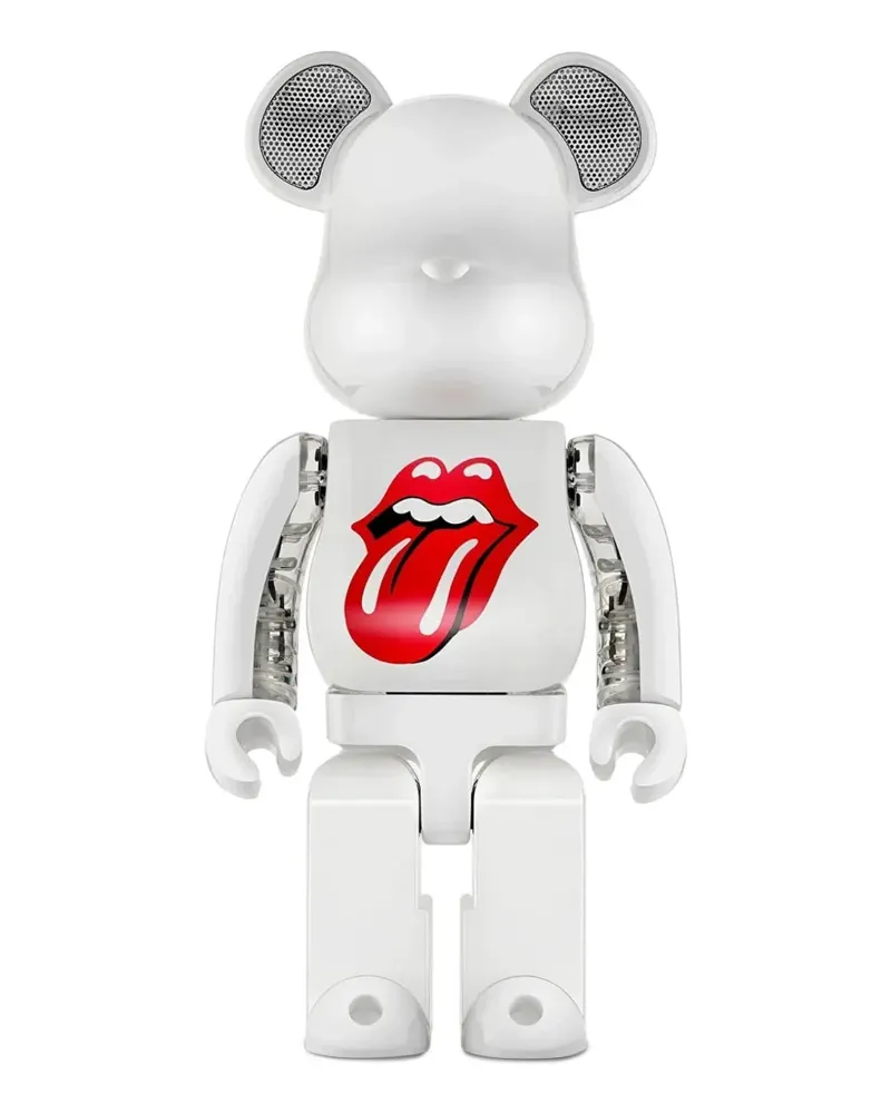 Medicom Toy x The Rolling Stones BE@RBRICK Figur - Weiß Weiß