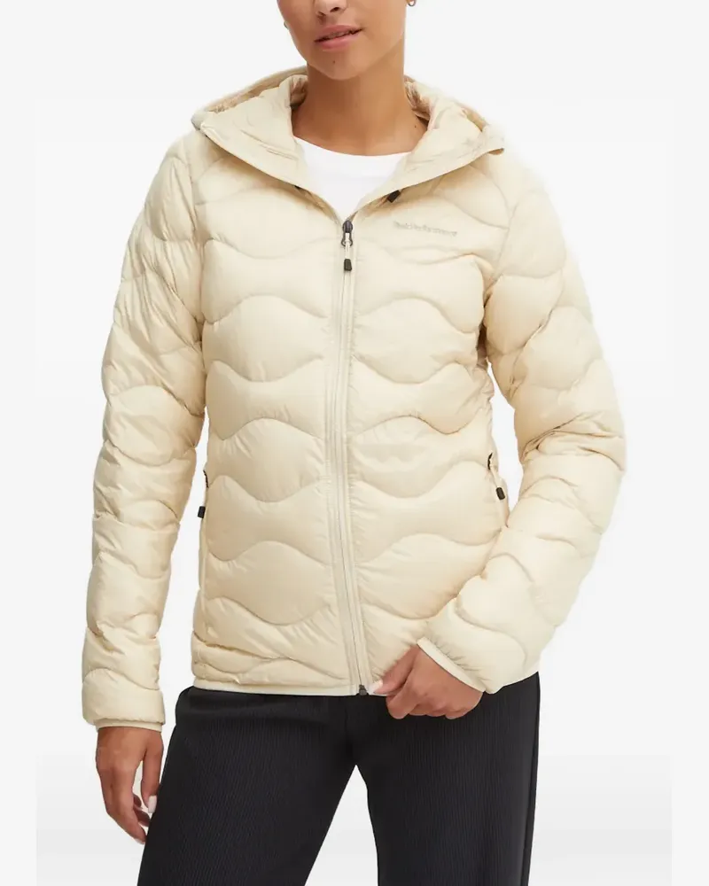Peak Performance quilted hooded jacket - Nude Nude