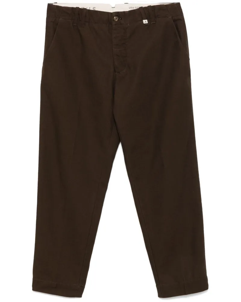 MYTHS Hose mit Tapered-Bein - Braun Braun