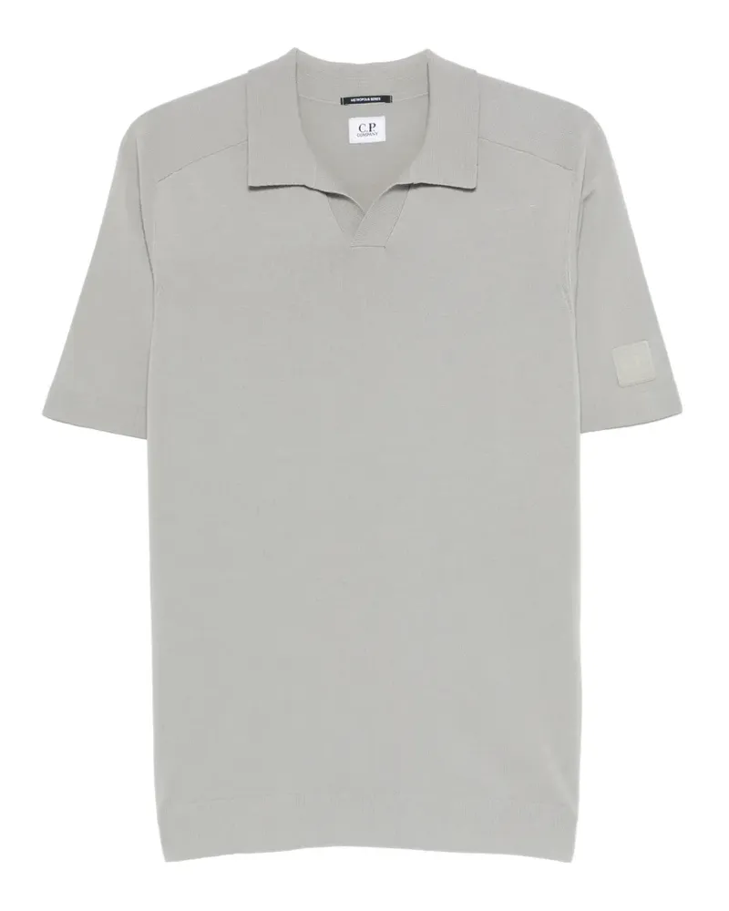 C.P. Company split-neck top - Grau Grau