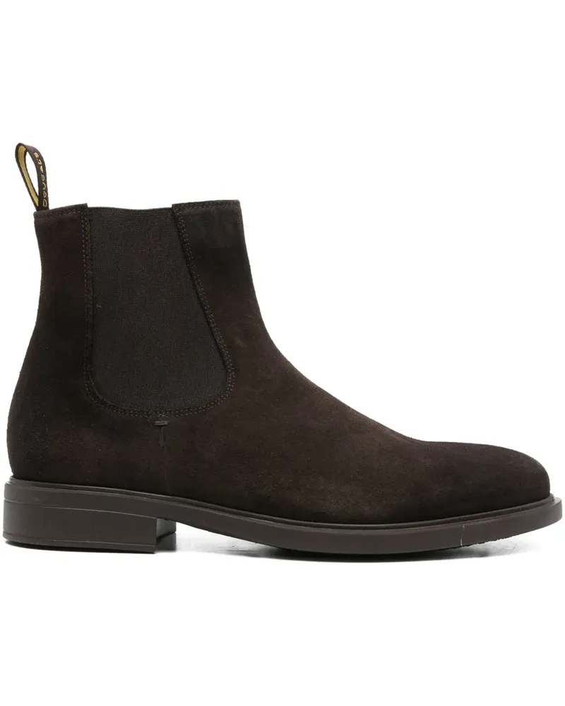 Doucal´s Wildlederstiefel mit elastischen Einsätzen - Braun Braun