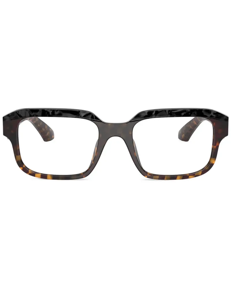 Alain Mikli Brille mit eckigem Gestell - Schwarz Schwarz