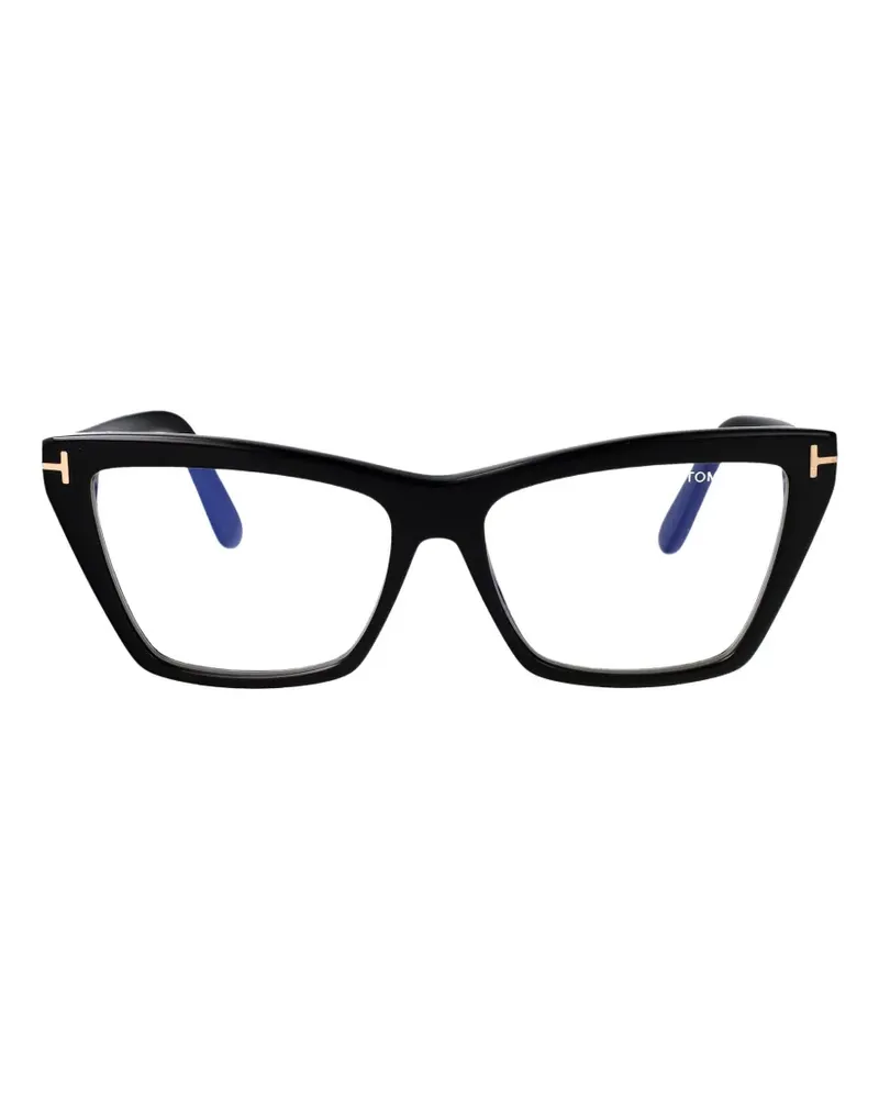 Tom Ford Brille mit Cat-Eye-Gestell - Schwarz Schwarz