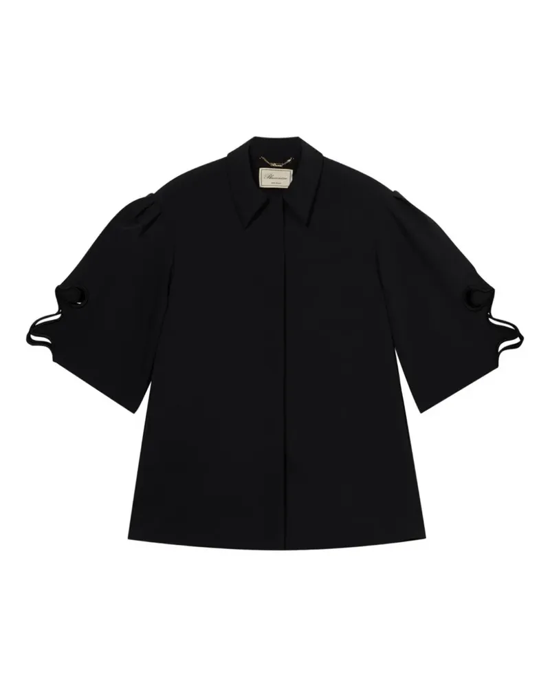 Blumarine Jacke im Oversized-Look - Schwarz Schwarz