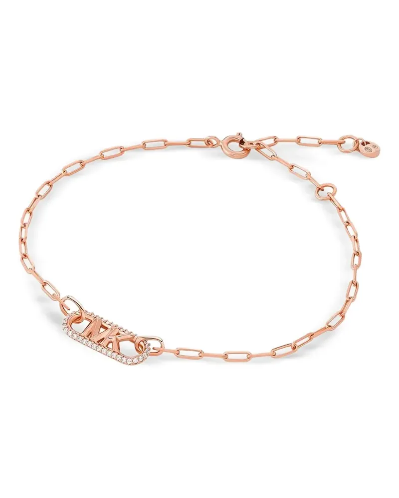Michael Kors logo-charm bracelet - Rosa Rosa