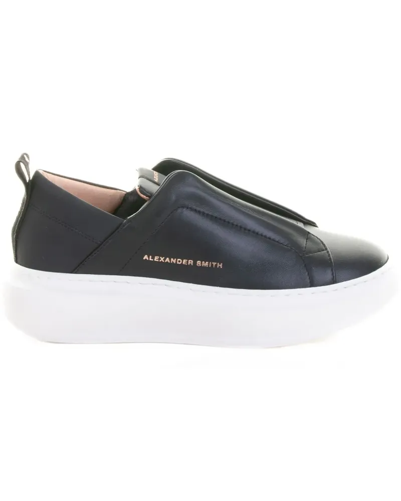 Alexander Smith Wembley Plateau-Sneakers 40mm - Schwarz Schwarz